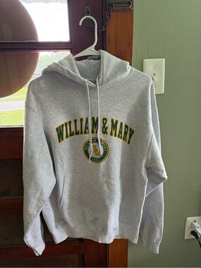 William & Mary Gray Hooded Sweatshirt - Collegiate Pullover